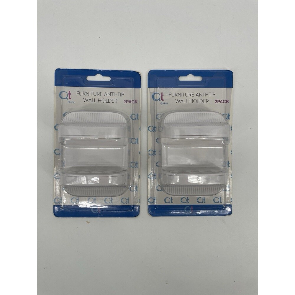Anti Tip Kit Furniture Wall Child Safety Baby Proofing Anchors 4 Count Lot of 2